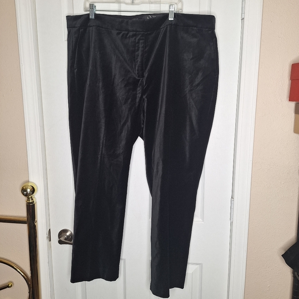 J Crew Kate Straight Leg Velvet Pants NWT Size 20 - Picture 2 of 10